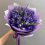 19 синих ирисов
